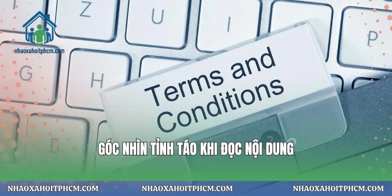 Góc nhìn tỉnh táo khi đọc nội dung